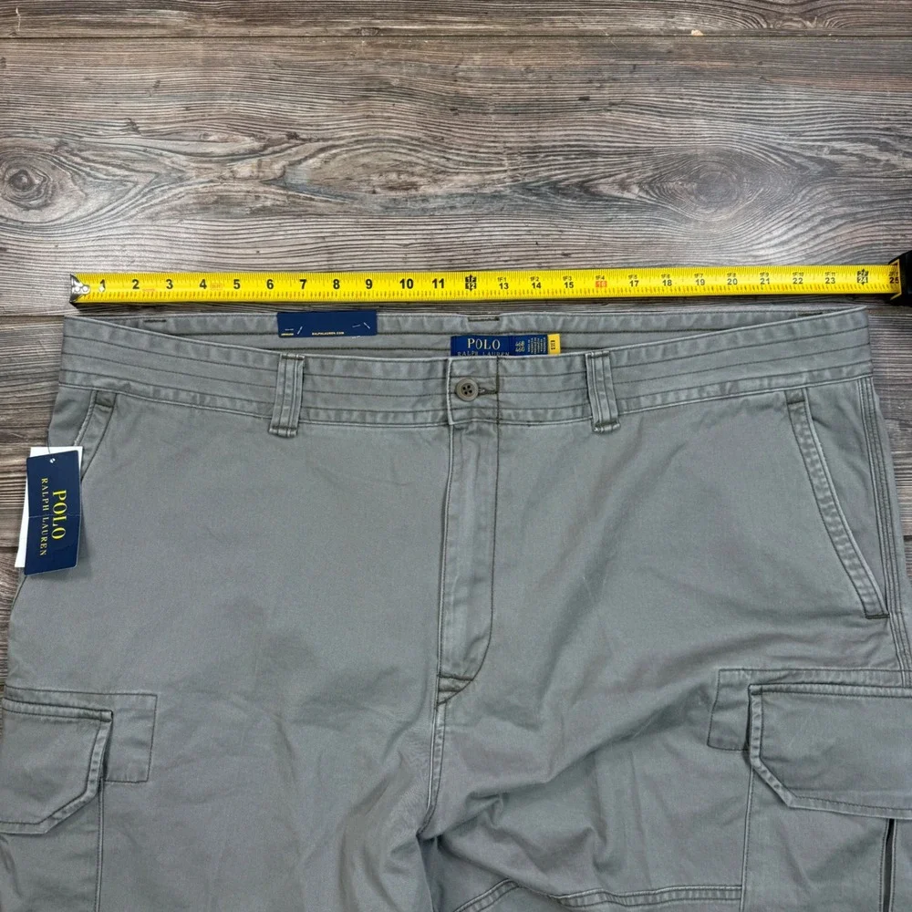 Polo Ralph Lauren Mens Size 46B Gellar Relaxed Fit Twill Cargo Shorts Green NWT